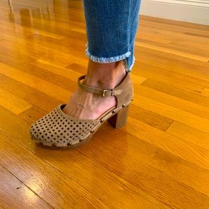 Eric Michael suede clogs